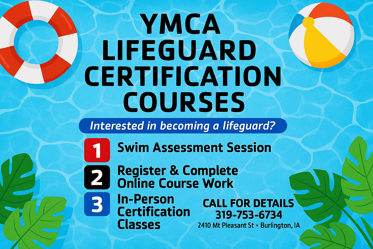YMCA Lifeguard Course
